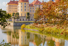 Schloss Moritzburg - Herbstlaub
